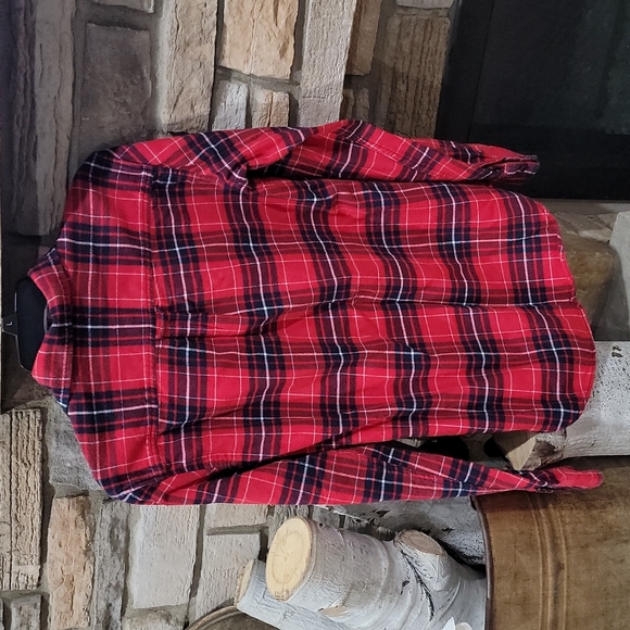 Mens Flannel Button Down - Picture 2 of 2